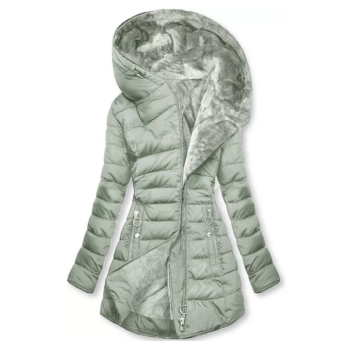 Alessina Waterproof Hooded Puffer Coat