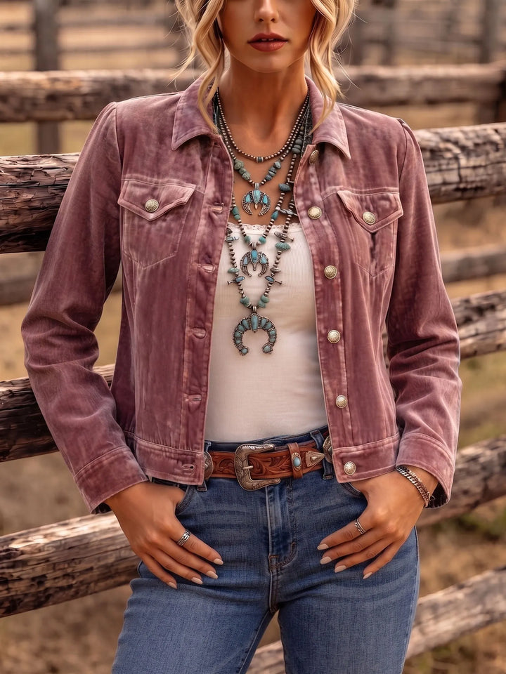 Linnea | Boho Vintage-Inspired Velvet Jacket