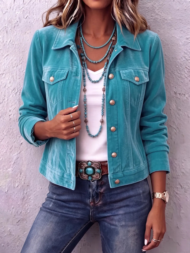 Linnea | Boho Vintage-Inspired Velvet Jacket