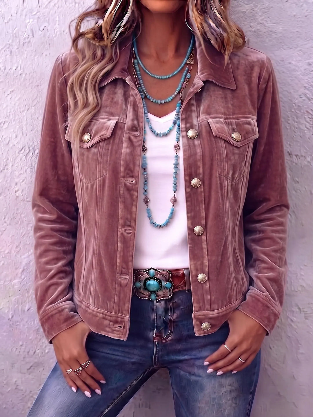 Linnea | Boho Vintage-Inspired Velvet Jacket