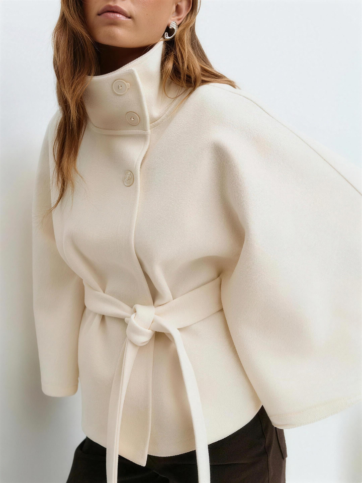 Vera Wool Blend Cape Coat