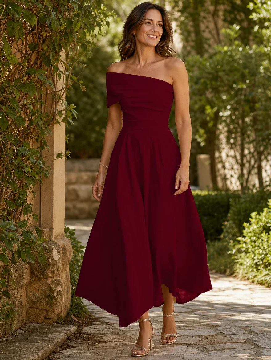 Wenda | One-Shoulder Maxi Dress