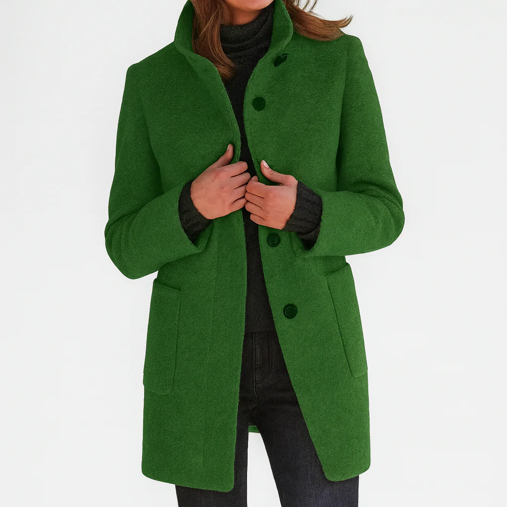 Eleonora Wool-Blend Midi Coat