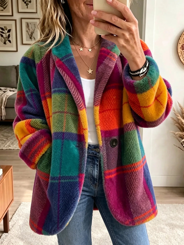 Arka | Multicolor Plaid Coat