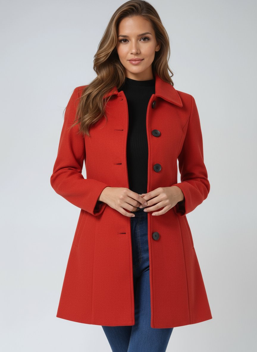 Imogen Single-Breasted Winter Coat